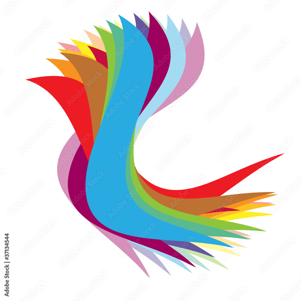 Multicolor stripes logo Multicolor stripes logo