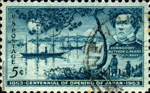 Opening of Japan. 1853. US Postage.