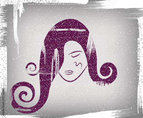 The face of the girl
