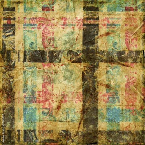 Schilderij op canvas Grunge Textured Background
