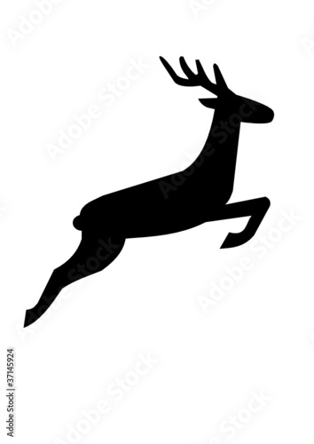 Rehbock im Sprung