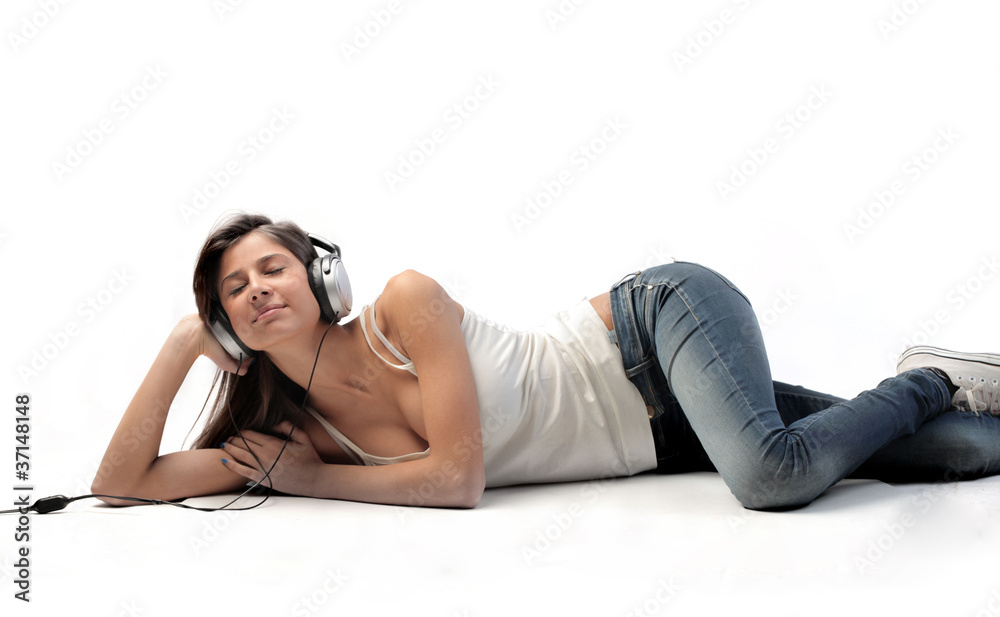 Naklejka premium Music