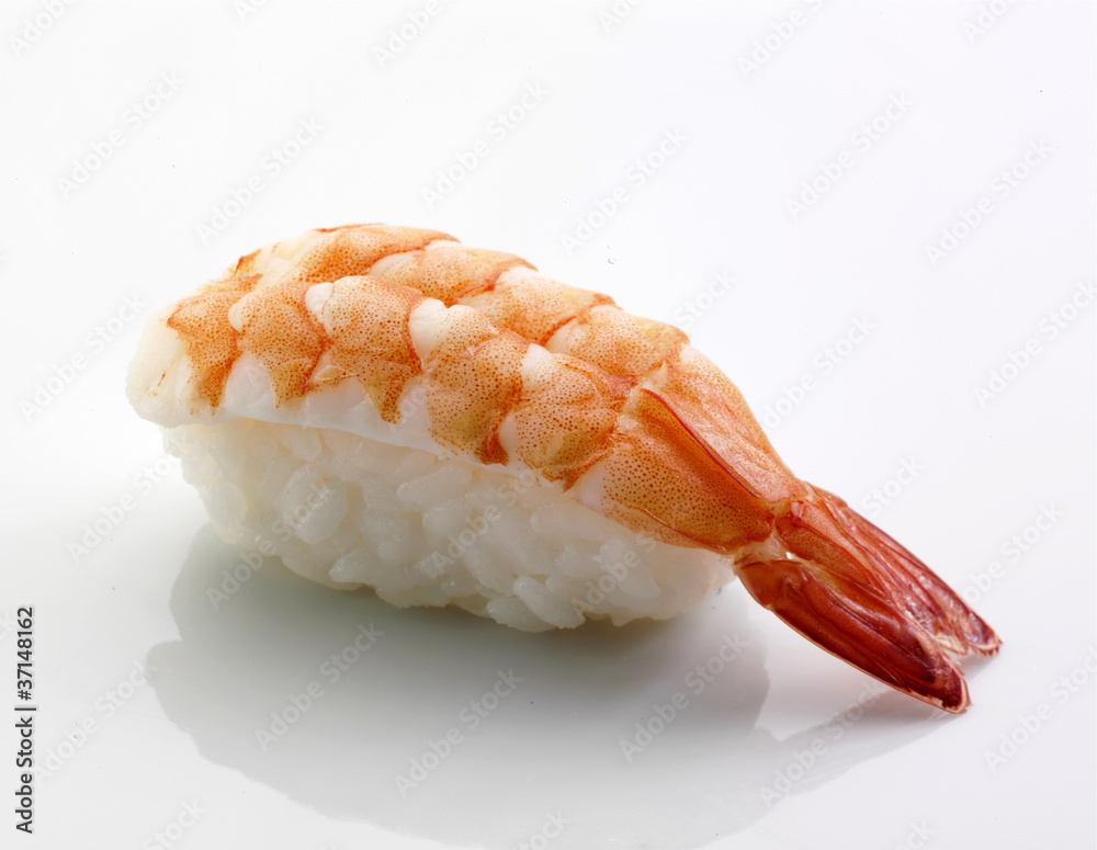 sushi with shrimp