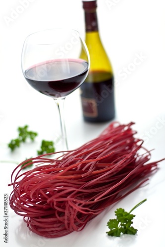 Italian Red Wine Pasta photo