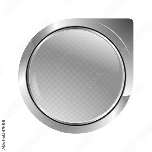 bouton icone métal
