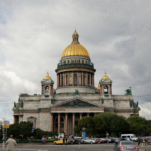 the old building of St. Isaac's Cathedral