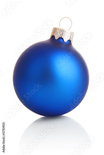 blue decoration isolated on white background