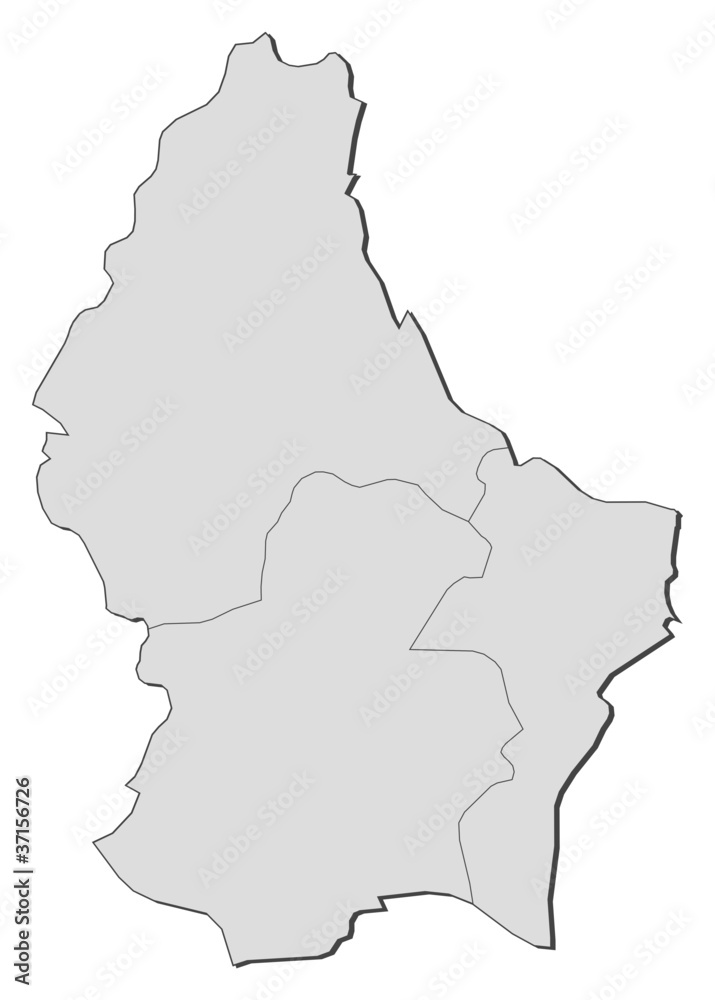 Map of Luxembourg