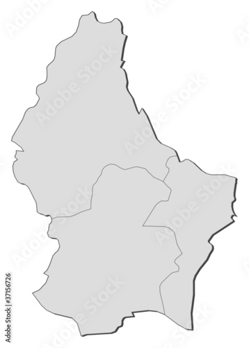 Map of Luxembourg