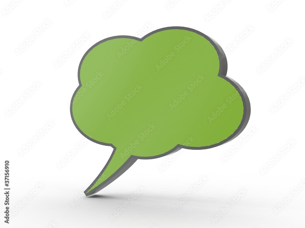 3d Icon Sprechblase 3d Icon Sprechblase