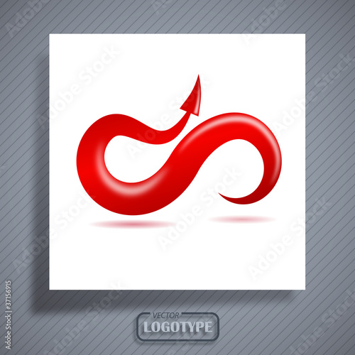 Logo infinite devil # Vector