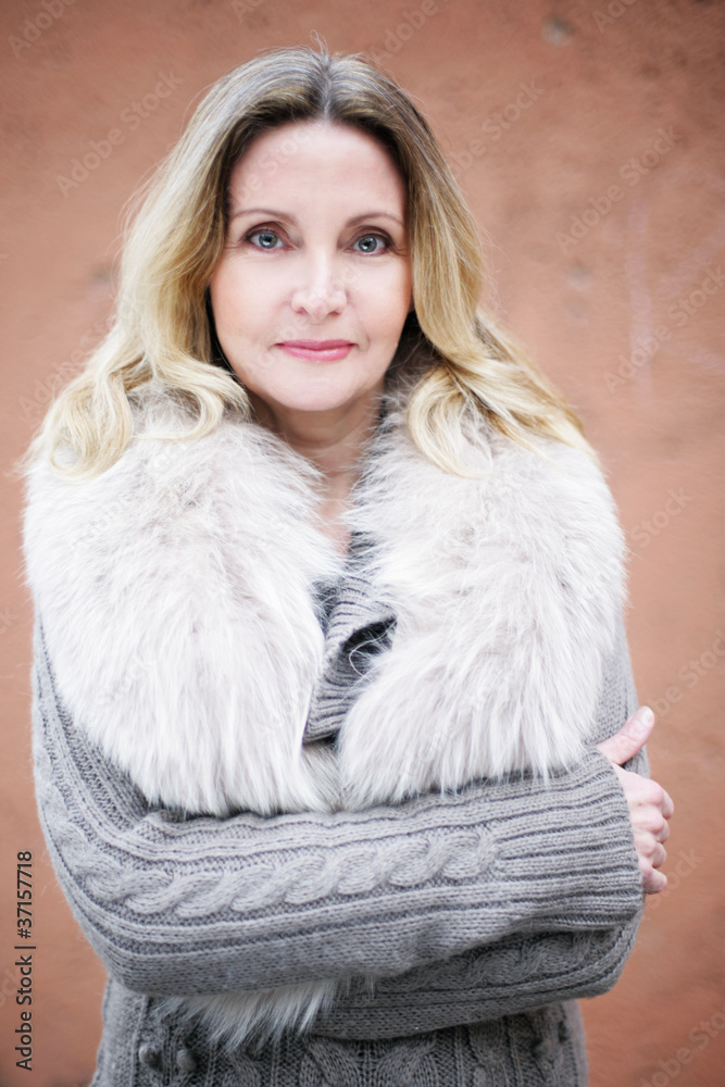 Frau im Herbst Frau im Herbst