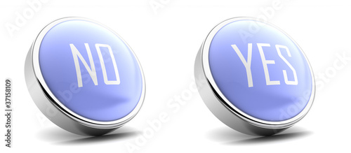 YES and NO Button photo