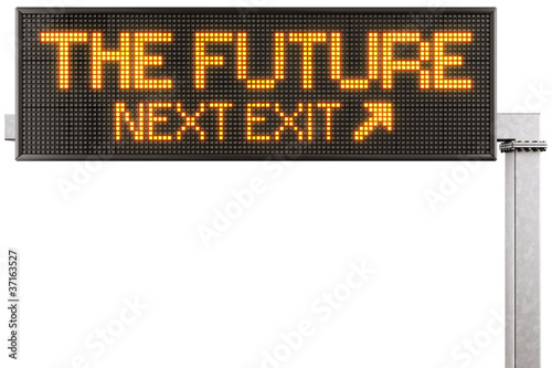 Digital highway sign