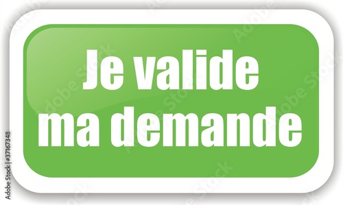bouton je valide ma demande