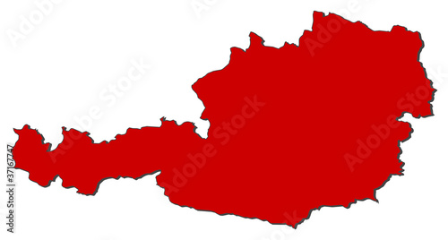 Map of Austria