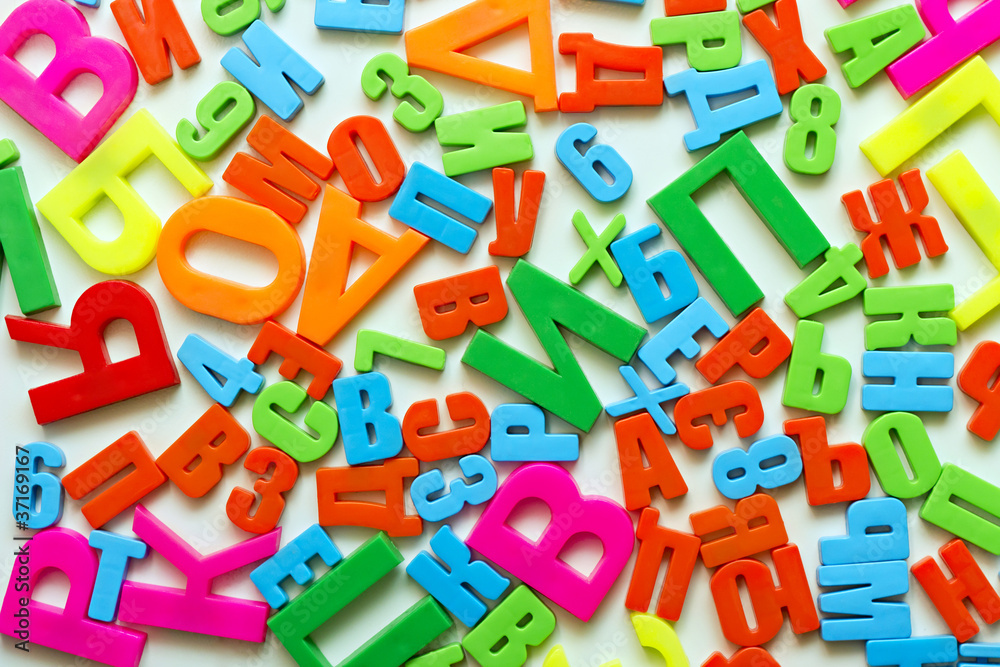 Letters of the alphabet Letters of the alphabet