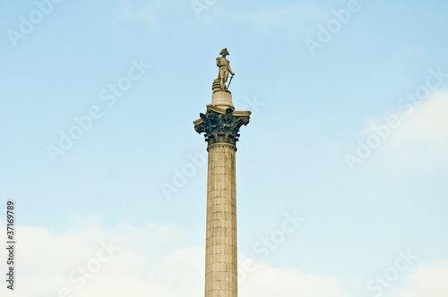 Nelsons Column at London  England
