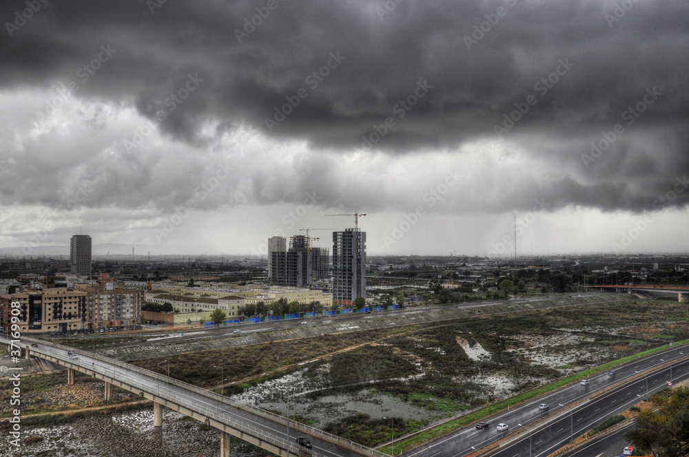 Tormenta en Valencia.España Tormenta en Valencia.España