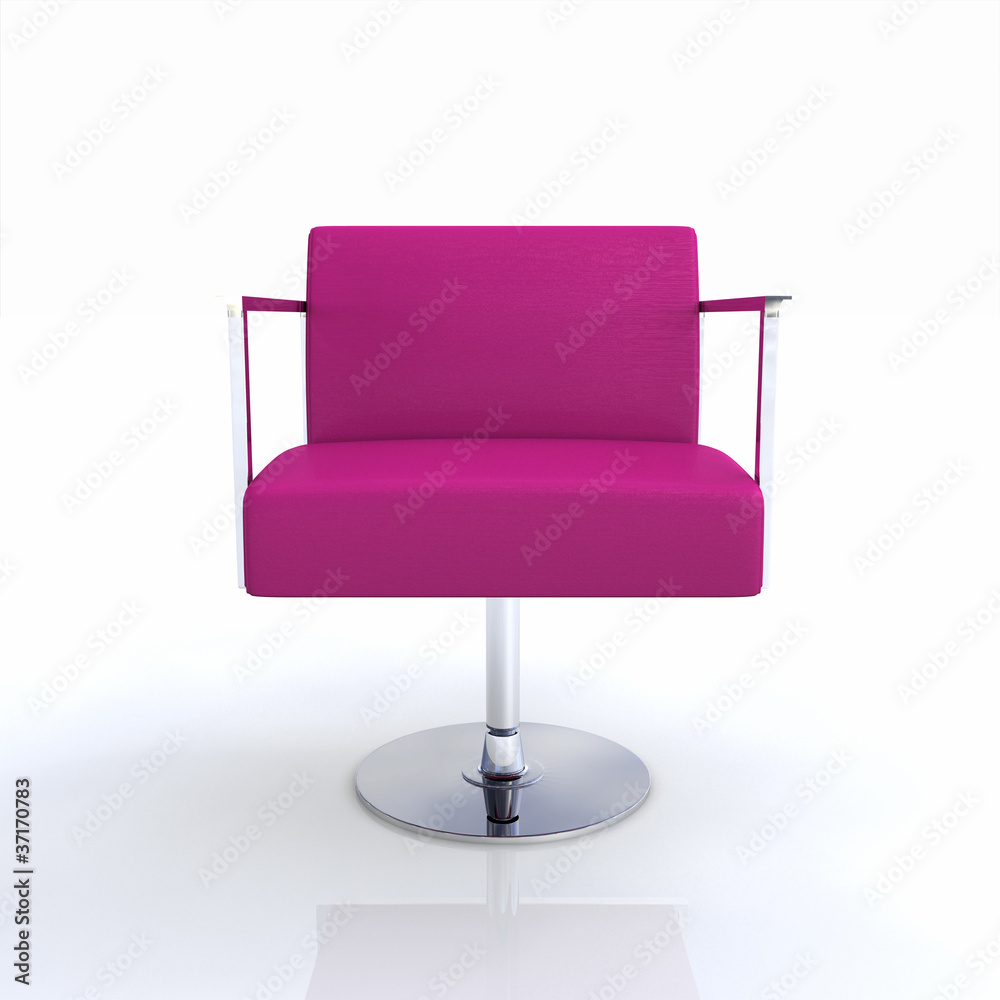 Designer Stuhl Silber Pink Designer Stuhl Silber Pink