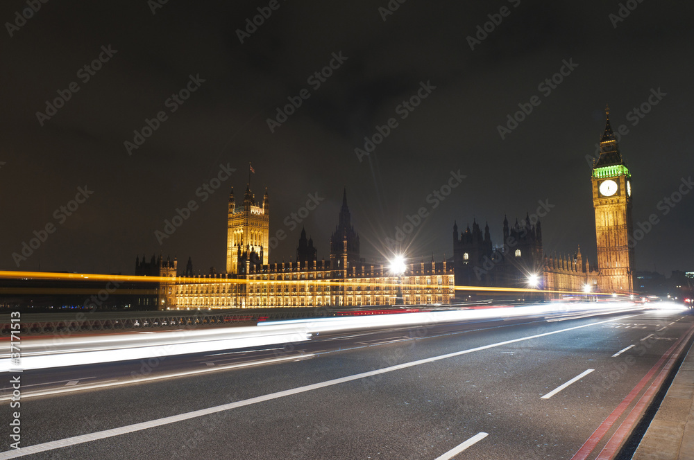 Westminster Bridge at London, England