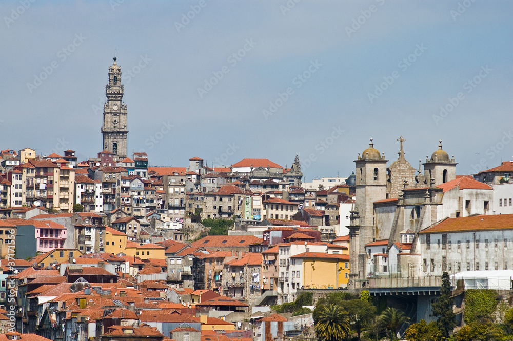 Porto skyline from Vilanova de Gaia, Portugal