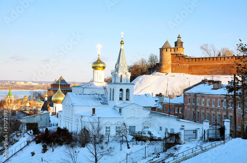 November view Church of Elijah the Prophet Nizhny Novgorod