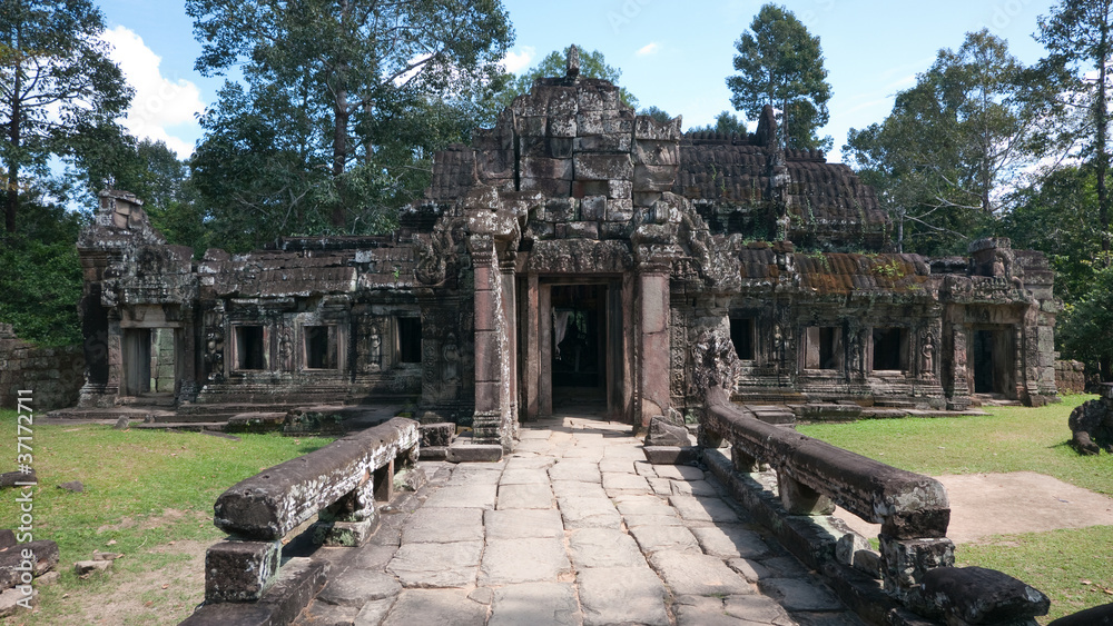 The Ta Prohm Temple in Cambodia