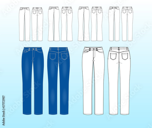 Jeans sketches for inspiration
