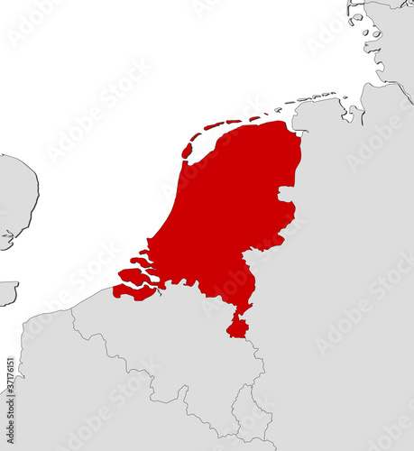 Map of Netherlands