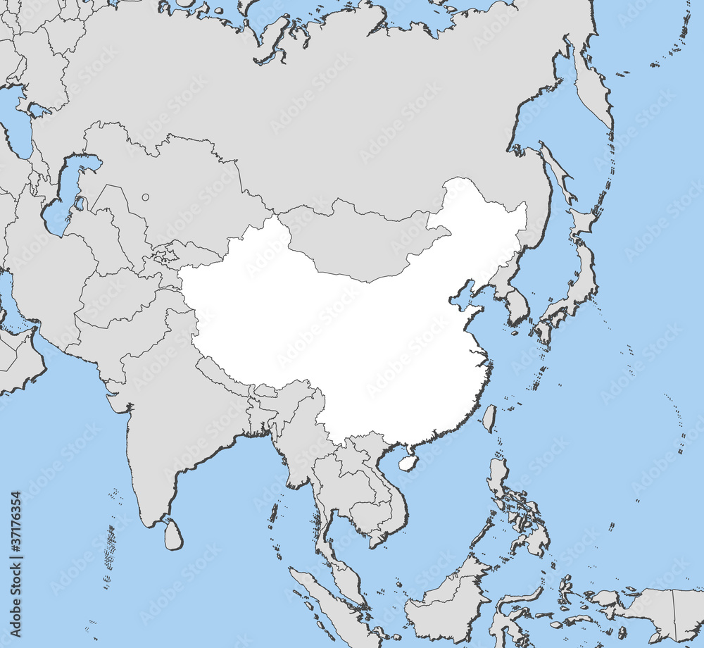 Obraz premium Map of China