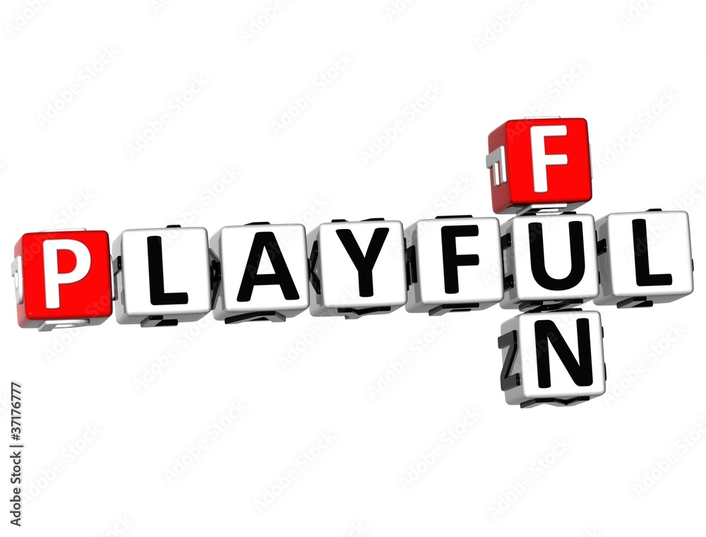3D Playful Fun Crossword 3D Playful Fun Crossword