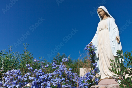 Konstfotografi Vierge bleue de Bocca d'Oro, Corse