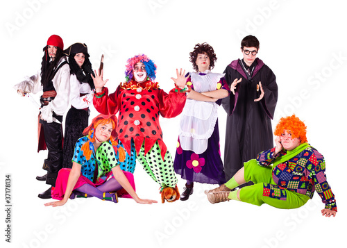 fairy-tale characters. seven characters