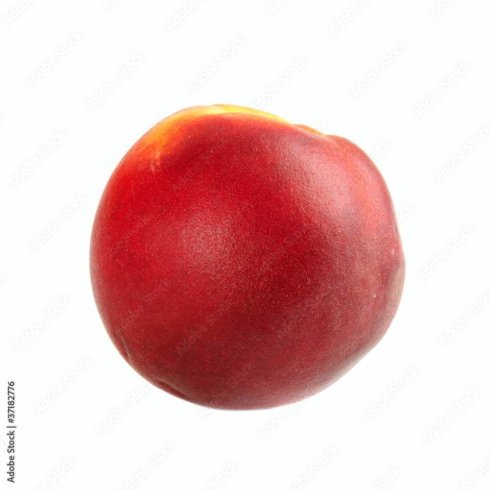 Obraz premium Single fresh ripe peach