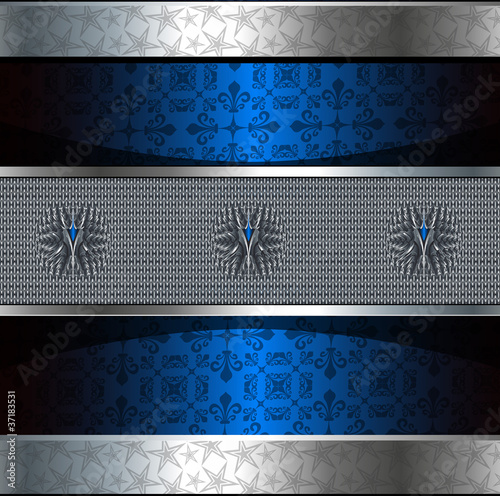 Background with oriental ornaments