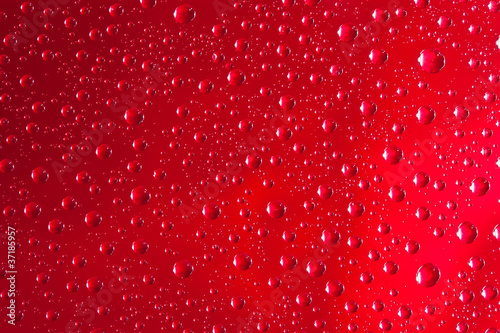 Red drops abstract background