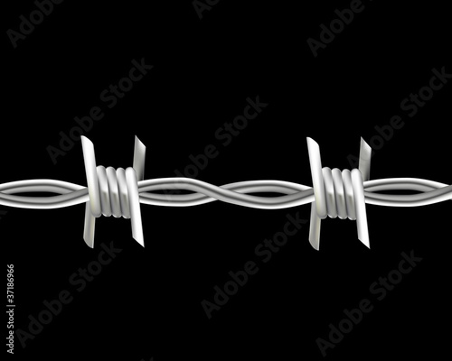barbed wire