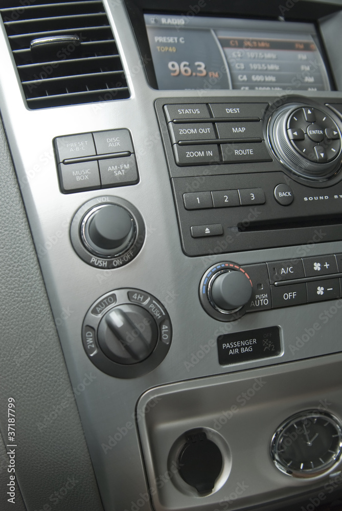 Fototapeta premium Modern luxury car interior