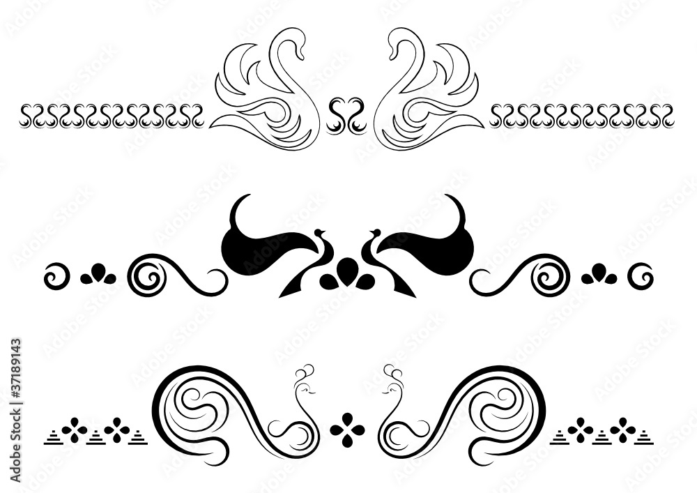 ornamental rules with birds ornamental rules with birds