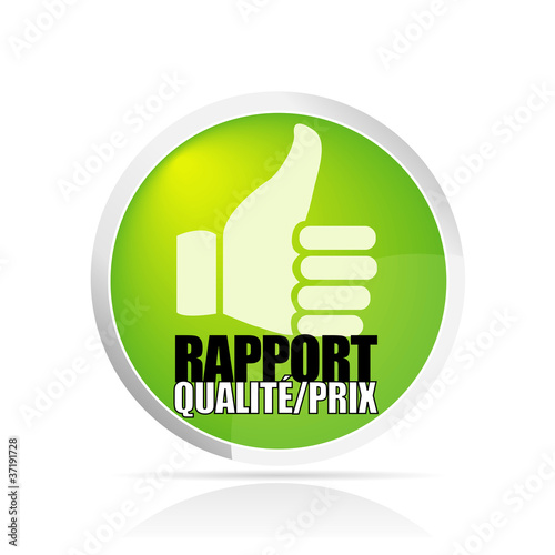 bouton rapport qualité / prix