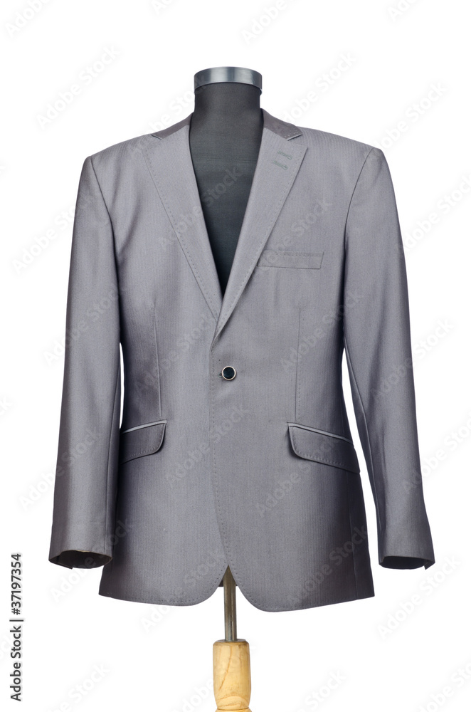 Male suit isolated on the white Male suit isolated on the white