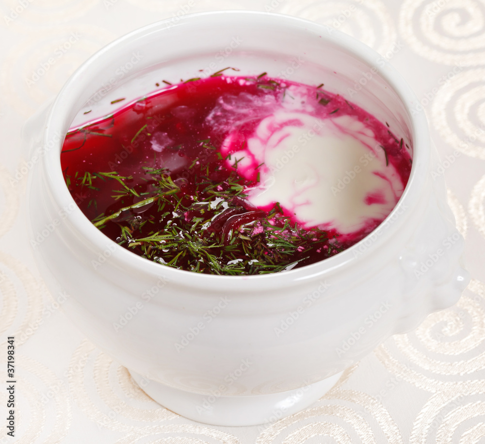 Red soup with herbs & spice Red soup with herbs & spice