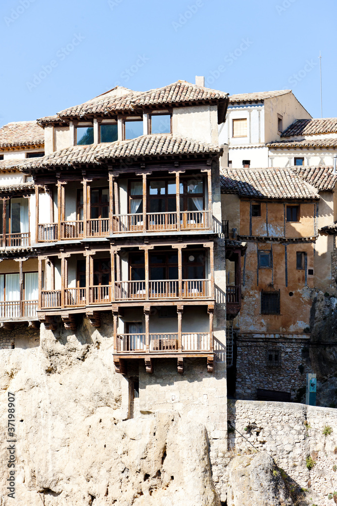 hanging houses, Cuenca, Castile-La Mancha, Spain