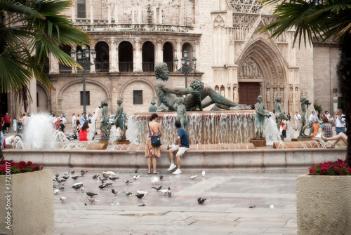 Square in Valencia