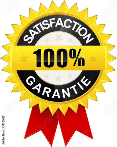 Sticker "Satisfaction 100% Garantie"