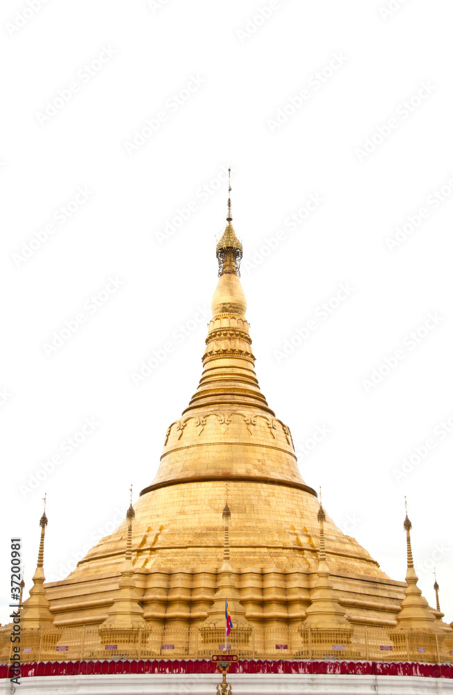 Fototapeta premium Golden pagoda, Myanmar.