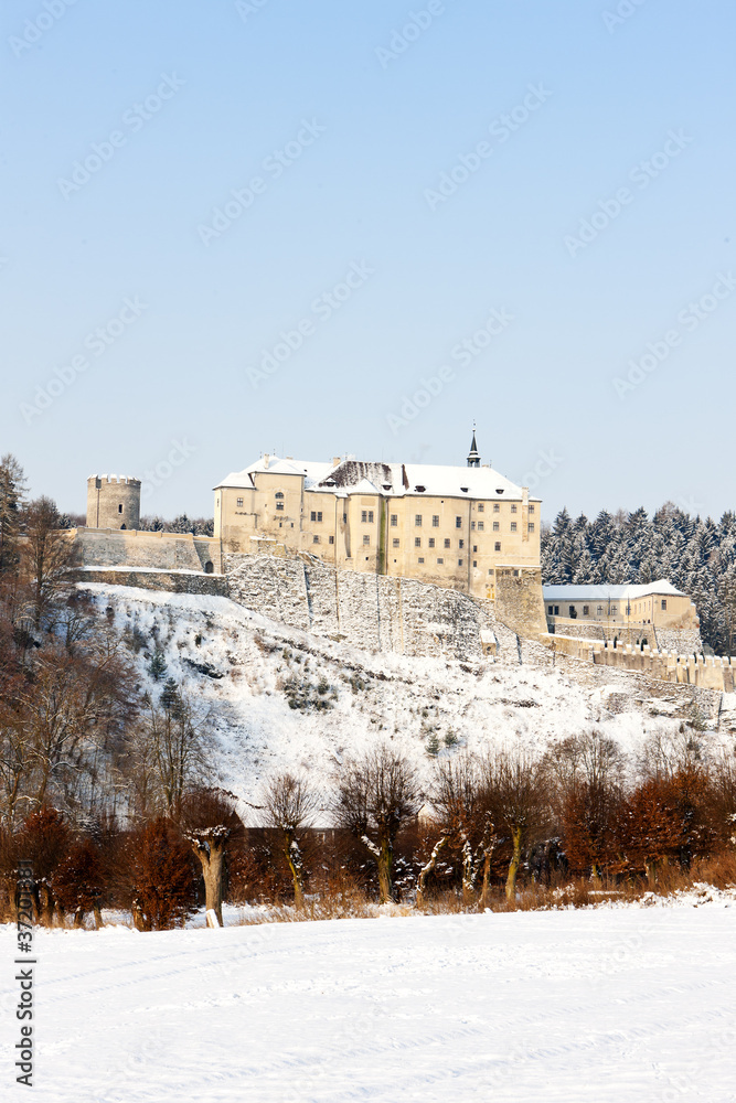Cesky Sternberk Castle in winter, Czech Republic