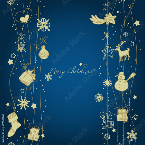 Christmas decoration seamless pattern
