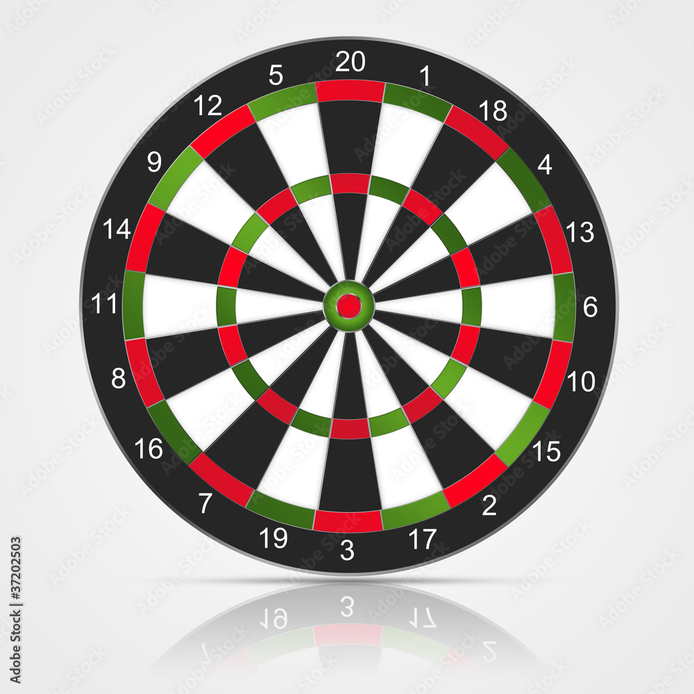 Dartscheibe Dartscheibe
